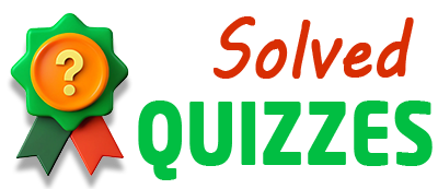 Solved Quizzes
